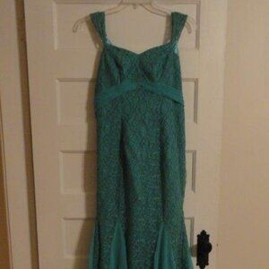 Deep Teal Gown | Prom, Bridesmaid, Homecoming